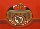 Rebirth, 1976 by Jackson Beardy, 1976, colour lithograph, sold Jul 2026