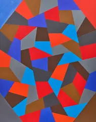 Four Corners #1, 1993 by Jaan Põldaas, 1993, oil on canvas, sold Jul 2026