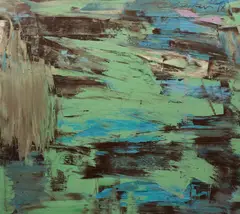 Untitled Abstraction, 1978 by Richard Borthwick Gorman, 1978, oil on canvas, sold Jul 2026