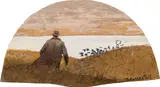 A Tramp to the Sea, 2018 by Thomas de Vany Forrestall, 2018, mixed media on paper, sold Jul 2026