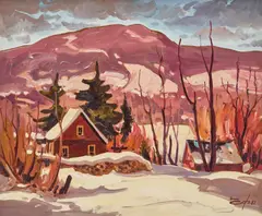Grand Fond, 1987 by Bruno Cote, 1987, oil on board, sold Jul 2026