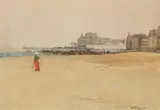 Ostend, Belgium, circa 1905 by William Brymner, circa 1905, watercolour on paper, sold Jul 2026