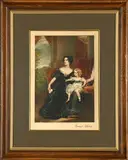 After Sir Thomas Laurence's Portrait of Harriet by Ernest Stamp, mezzotint, sold May 2023