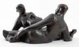 The Family by Otto Gutfreund, 1925, Bronze Sculpture, sold Feb 2024