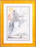El Cid by Salvador Dalí, Lithograph, sold Feb 2024
