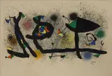 Sculptures (M. 950) by Joan Miró, lithograph on paper, sold Jan 2021