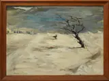 Untitled by Heather St Clair Davis, oil on artist board, sold Jan 2021