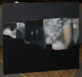 Lumen by Rudolf Baranik, Collage on board with old Lerner-Heller Gallery label on reverse, sold Jan 2021