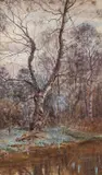 Untitled by Robert Winchester Fraser, 1882, watercolor, sold Apr 2024