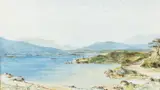In Lamlash by Hugh Munro, watercolor, offered Apr 2024