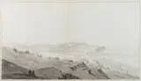 View of the Harbour of Boulogne by James Wilcox, ink, sold Apr 2024