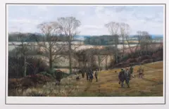 Shooting Print in colour 51 by John Trickett, pencil, sold Mar 2024