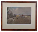 The Puckeridge Hunt by Lionel Edwards, pencil, offered Mar 2024