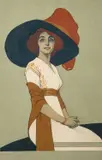 Untitled by Franz Laskoff, watercolor, offered Mar 2024