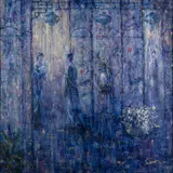 Untitled by Shida Xue, Oil paint and Gesso on Canvas All, offered Mar 2024