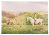 On Exmoor by L. Brooksby, oil, offered Feb 2024
