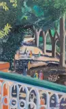 Road to Lake by Paul Manousso, watercolor, offered Feb 2024