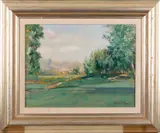 Untitled by Vivian Desmond Ryan, Oil on board, sold Feb 2024