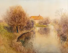 Untitled by William Eyre Walker, 1886, Watercolour, sold Feb 2024