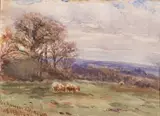 Untitled by Arthur Henry Enock, Watercolour, sold Feb 2024