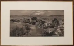 View by John Shapland, watercolor, sold Feb 2024