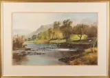 Rive by John Shapland, Watercolour, sold Feb 2024