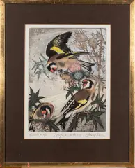 Gold by David Koster, lithograph, sold Feb 2024