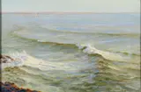 Barnstable Bay Oil by Charles Dunlop Tracey, oil, sold Jan 2024