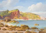 Babbacombe Bay Watercolour 26 by Samuel Edward Kellly, watercolor, sold Jan 2024