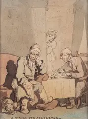 A Time for all Things Pen by Thomas Rowlandson, ink and watercolour14, sold Jan 2024