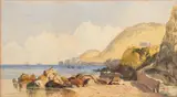 South Devon Coast Watercolour 18 by John Shapland, watercolor, sold Jan 2024