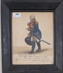 George the IIIrd - aged 72 -1810 Etching with hand-colouring 26 by Robert Dighton, print (other), sold Nov 2023