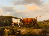 Untitled by B. Thomas, Oil on Panel, sold Nov 2023