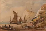 Untitled by Charles Wilmot, Watercolour, sold Nov 2023