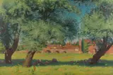 A bridge over the river Severn Oil by G Hering, oil, sold Oct 2023