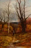 Woodland Walk by R.J. Hammond, 1891, Oil on canvas52 x, offered Oct 2023
