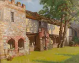 Ambulatory by Joseph Benwell Clark, oil, sold Oct 2023