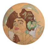 Sketch of Irene's sister by Irene Handl, Watercolour on card24 x, sold Oct 2023
