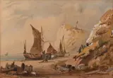 Untitled by Charles Wilmot, watercolor, offered Oct 2023