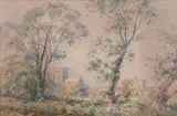 The Hospital of St by Bernard Cecil Gotch, watercolor, sold Oct 2023