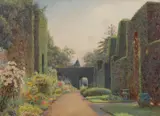 Yew Hedges by Withdrawn Ernest Arthur Rowe, Watercolour, offered Oct 2023