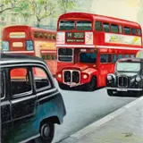 Untitled by Oleksiy Turkot, oil on canvas, sold Oct 2023