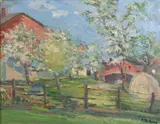 Untitled by Reinold Mattner, Acrylic on Board, sold Oct 2023