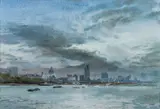 Untitled by Roy Hammond, watercolour, sold Oct 2023