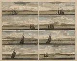 Views of Arabian coasts by Cornelius le Brun, print (other), offered Aug 2023