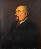 Portrait of Mr William Smallwood by James Elliott Shearer, oil, offered Jul 2023
