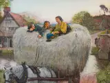 The Hay Wain by Robert Walker Macbeth, watercolour, offered Jul 2023