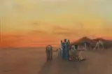 The hour of prayer by Frank Dean, Pastel,30 x, offered Jul 2023