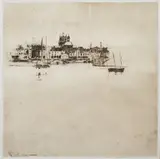 Dieppe Harbour by Walter Richard Sickert, print (other), sold Jul 2023
