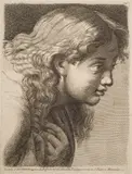 Six head studies of historical and allegorical figures by Paolo Fidanza, print (other), sold Jul 2023